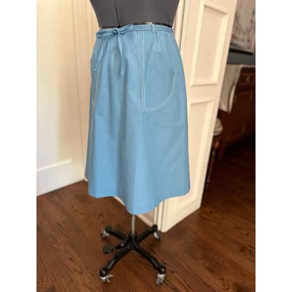 Vintage 70s Plus Size Wrap Skirt Original Tags Boho Groovy Hippie Summer NWT - Picture 8 of 11